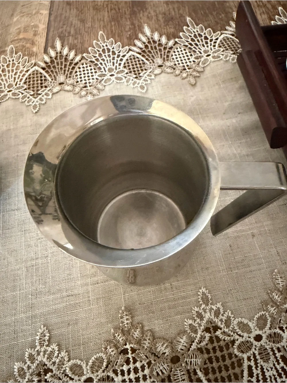 Vintage G.A.T. Pratika Stainless Steel Milk Frothing Pitcher – Made in Italy-8”